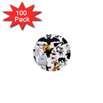 Halloween Mashup 1  Mini Button (100 pack) Front