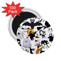 Halloween Mashup 2 25  Button Magnet (100 Pack) by StuffOrSomething