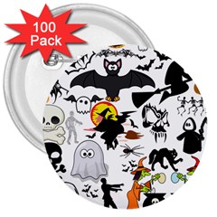 Halloween Mashup 3  Button (100 Pack) by StuffOrSomething