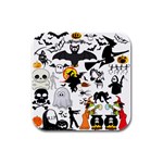 Halloween Mashup Drink Coasters 4 Pack (Square) Front