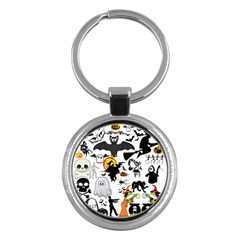 Halloween Mashup Key Chain (round) by StuffOrSomething