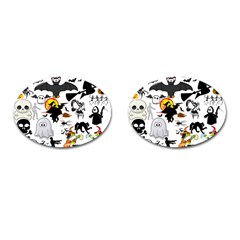 Halloween Mashup Cufflinks (oval) by StuffOrSomething