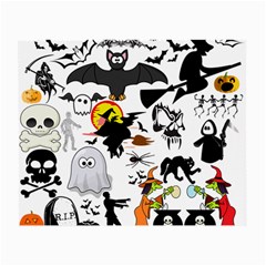 Halloween Mashup Glasses Cloth (small, Two Sided)