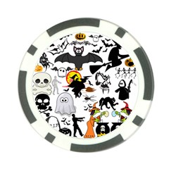 Halloween Mashup Poker Chip