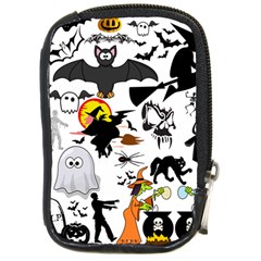 Halloween Mashup Compact Camera Leather Case