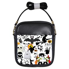 Halloween Mashup Girl s Sling Bag by StuffOrSomething