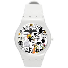 Halloween Mashup Plastic Sport Watch (medium)