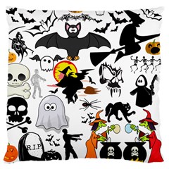 Halloween Mashup Large Cushion Case (two Sided) 