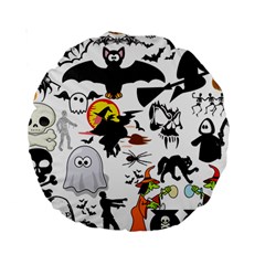 Halloween Mashup 15  Premium Round Cushion 