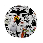 Halloween Mashup 15  Premium Round Cushion  Back