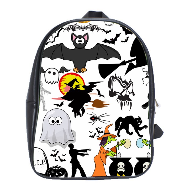 Halloween Mashup School Bag (XL)