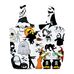 Halloween Mashup Reusable Bag (l) by StuffOrSomething