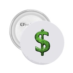 Grunge Style Money Sign Symbol Illustration 2 25  Button