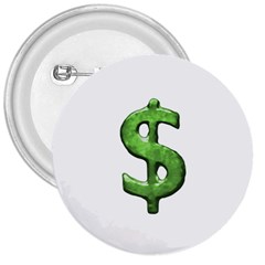 Grunge Style Money Sign Symbol Illustration 3  Button