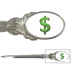 Grunge Style Money Sign Symbol Illustration Letter Opener by dflcprints