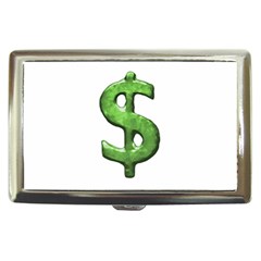 Grunge Style Money Sign Symbol Illustration Cigarette Money Case