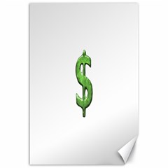 Grunge Style Money Sign Symbol Illustration Canvas 24  X 36  (unframed) by dflcprints