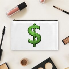 Grunge Style Money Sign Symbol Illustration Cosmetic Bag (medium) by dflcprints