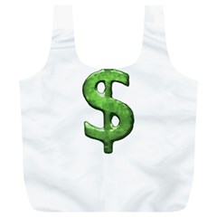 Grunge Style Money Sign Symbol Illustration Reusable Bag (xl)