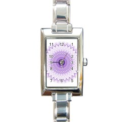 Mandala Rectangular Italian Charm Watch