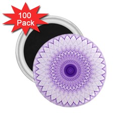 Mandala 2 25  Button Magnet (100 Pack)