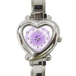 Mandala Heart Italian Charm Watch  Front