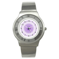 Mandala Stainless Steel Watch (slim) by Siebenhuehner