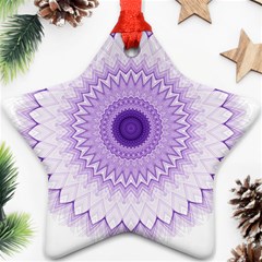 Mandala Star Ornament (two Sides)