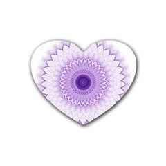 Mandala Drink Coasters (heart)