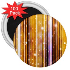 Luxury Party Dreams Futuristic Abstract Design 3  Button Magnet (100 Pack)