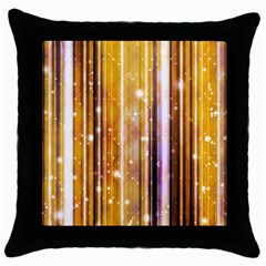 Luxury Party Dreams Futuristic Abstract Design Black Throw Pillow Case