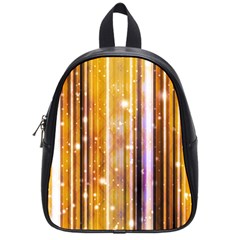 Luxury Party Dreams Futuristic Abstract Design School Bag (small)