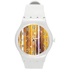 Luxury Party Dreams Futuristic Abstract Design Plastic Sport Watch (medium) by dflcprints