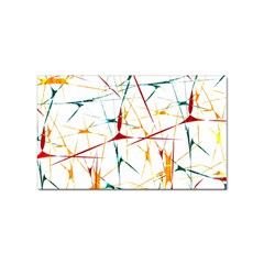 Colorful Splatter Abstract Shapes Sticker 10 Pack (rectangle) by dflcprints