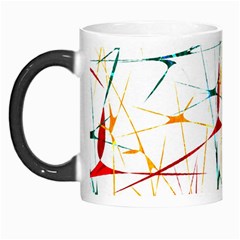 Colorful Splatter Abstract Shapes Morph Mug