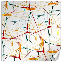 Colorful Splatter Abstract Shapes Canvas 12  X 12  (unframed)