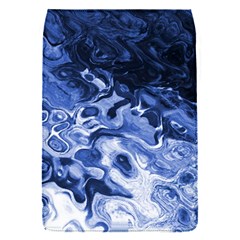 Blue Waves Abstract Art Removable Flap Cover (small) by LokisStuffnMore