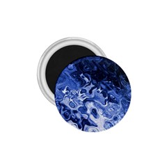 Blue Waves Abstract Art 1 75  Button Magnet