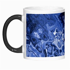 Blue Waves Abstract Art Morph Mug by LokisStuffnMore