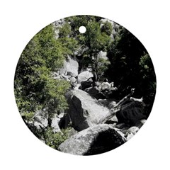 Yosemite National Park Round Ornament (two Sides) by LokisStuffnMore