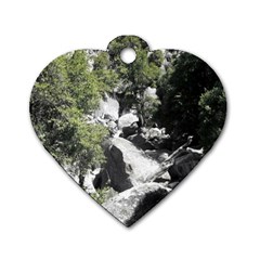 Yosemite National Park Dog Tag Heart (one Side) by LokisStuffnMore