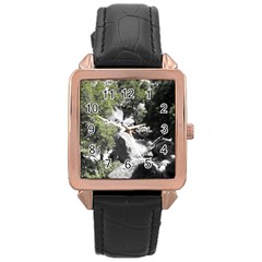 Yosemite National Park Rose Gold Leather Watch  by LokisStuffnMore