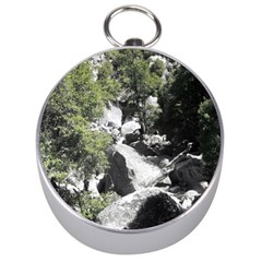 Yosemite National Park Silver Compass by LokisStuffnMore