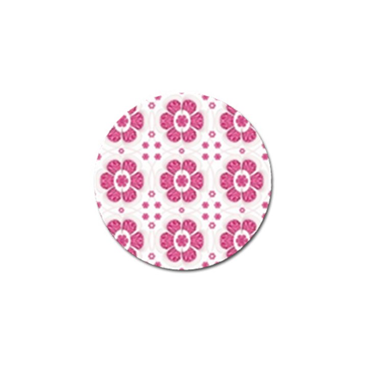 Sweety Pink Floral Pattern Golf Ball Marker 10 Pack