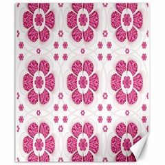 Sweety Pink Floral Pattern Canvas 20  X 24  (unframed)