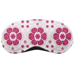 Sweety Pink Floral Pattern Sleeping Mask by dflcprints