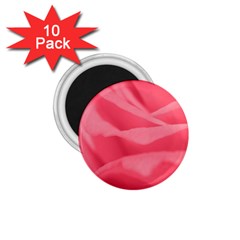 Pink Silk Effect  1 75  Button Magnet (10 Pack) by Colorfulart23