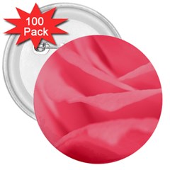 Pink Silk Effect  3  Button (100 Pack)