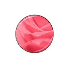 Pink Silk Effect  Golf Ball Marker (for Hat Clip)