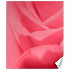 Pink Silk Effect  Canvas 20  X 24  (unframed)